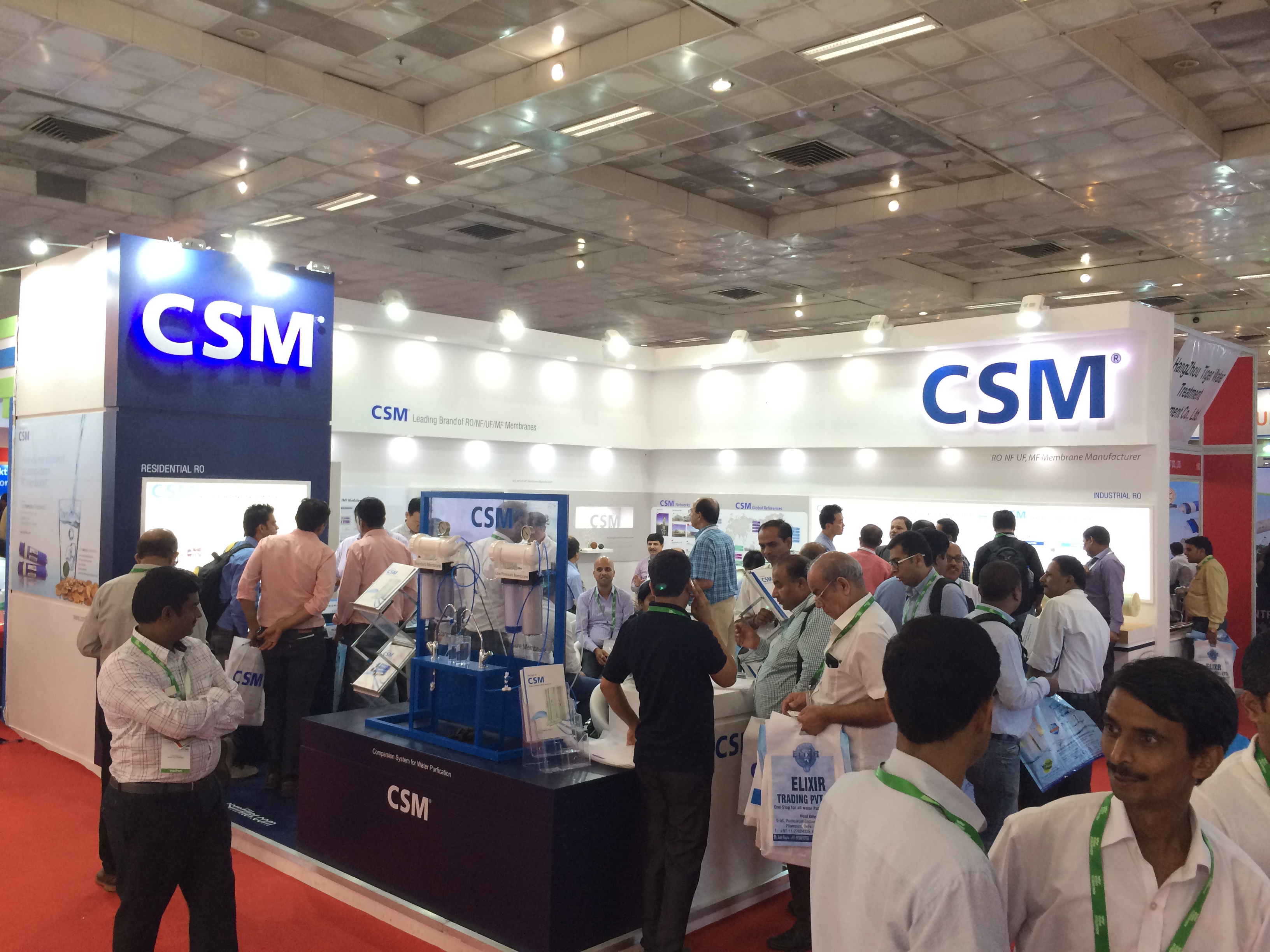 CSM Aquatech India 2015 전시회 출품